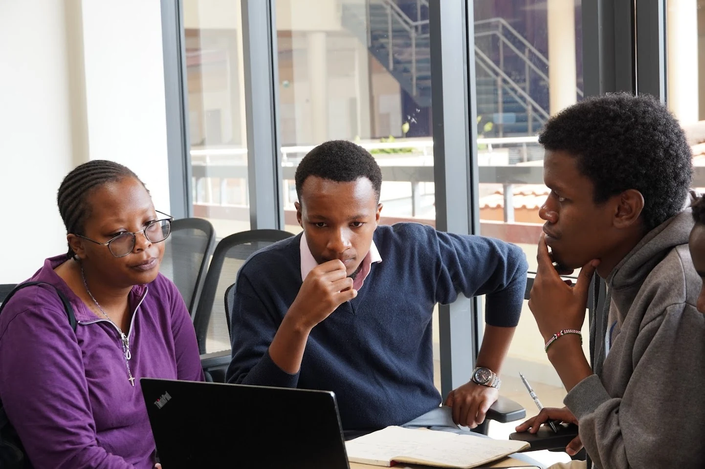 Sawa team in discussion